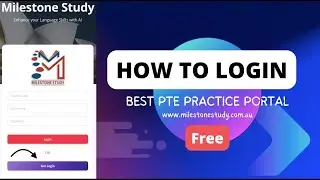 How to login for FREE into our website www.milestonestudy.com.au