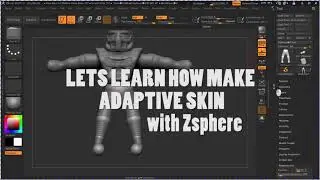 ZBRUSH - MAKE ADAPTIVE SKIN