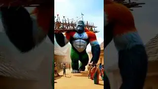 Desi King Kong Ka Swag Indian Village Hero #ai #shorts #youtubeshorts
