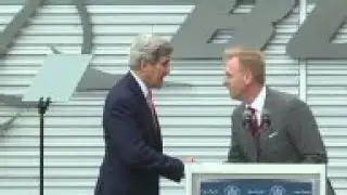 Kerry addressed the importance of open markets and the need for Congressional approval of the propos