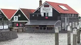 Hoogwater haven Oudeschild 24 oktober 2025