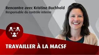 Portrait de Kristine Buchhold, responsable du contr&ocirc;le interne