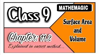 #Class 9 #surface area and volume 11.2
