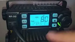 EP 315 - RP50 Manuseio do MENU de funções e aumento de potência