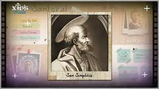 SAN SIMPLICIO. santo del d&iacute;a. @xtosstudio