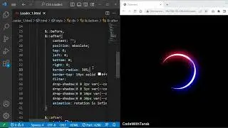 Neon loader using HTML and CSS only 🤩