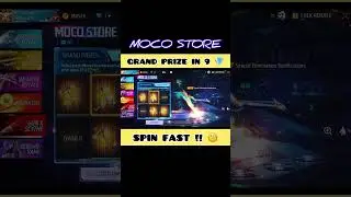 Animation in 9 diomond only || Moco store event today || Moco store spin glitch || FF new moco store