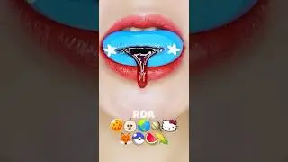 trolli earth planet gummy 지구 젤리jelly eating sound🌎🌍🌏