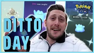 *SHINY DITTO* DAY FOR APRIL FOOLS IN POK&Eacute;MON GO! + SHINY TYROGUE HATCH!