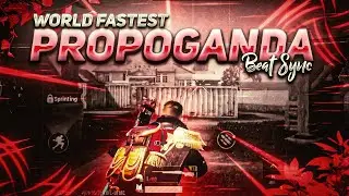 World Fastest Propoganda Beat Sync Montage | @arvindgamingyt