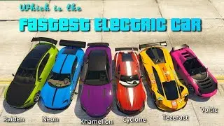GTA V Online Which is fastest electric car | Top speed + Acceleration