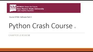 Python Crash Course Chap2
