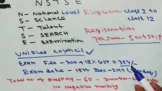 NSTSE all about nstse exam