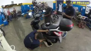 LR Motos - Processo de Manuten&ccedil;&atilde;o da Dafra Smart 125 Preta  - 4532