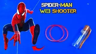 How to make Spider-Man Web Shooter At Home | DIY Easy Spiderman Web Shooter with Pen
