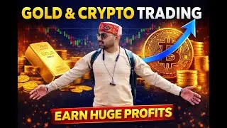 GOLD AND CRYPTO / LIVE / WITH AMAN CHAKRAWARTI #trading #niftyanalysis #cryptotrading #gold