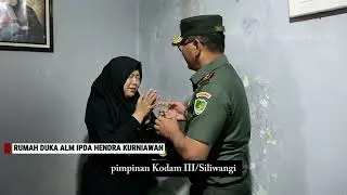 Pangdam III/Slw, Mayor Jenderal Kosasih, S.E. menyambangi keluarga korban