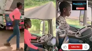 VIRAL VIDEO: 17 years old girl,nigerian truck driver wanted by the UK 🇬🇧  government.