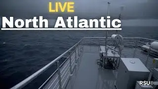 North Atlantic Ocean Storm | Isolated Oil Rig POV in Dangerous Waves
