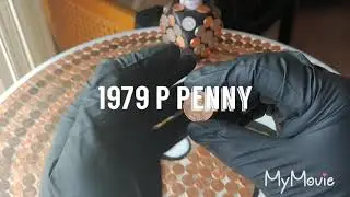 Very nice die crack error coin found!🔍 1979 P Penny👁