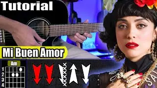 Mi Buen Amor - Mon Laferte x Enrique Bunbury - Guitarra | TUTORIAL | Acordes