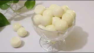 মুখে দিতেই মিশে যাবে এতটায় মজার একটি ডেজার্ট ( মিল্ক বল ) Milk Ball/Very Easy and Delicious! Dessert