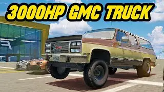 INSANE GMC Suburban 3000 HP LSX Turbo Build | Assetto Corsa Driving Mod