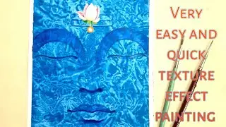 Very easy and quick texture effect painting ||Kala Yatra.