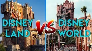 Mission Breakout VERSUS Tower of Terror (Disneyland VS Disney World)