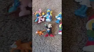 Smurfette vintage pvc figures! #smurfs #retrotoys
