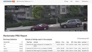 How to Read a Rentometer PRO Report