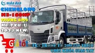 GIÁ XE TẢI CHENGLONG 6T4 M3 - 160HP THÙNG BẠT 6M4 MỚI