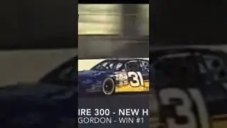 Robby Gordon wins his 1st NASCAR win the 2001 New Hampshire 300 #nascarthrowback