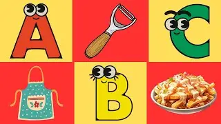 🌈 A-Z Alphabet Poem of Random Things | Fun ABC Song for Toddlers #abcd #poem song # kids #abcd song