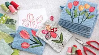 10 in one evening using my simple method! Gift idea for March 8th. Patchwork potholders with flow...