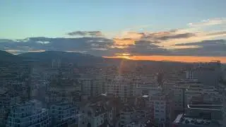 Sofia, Bulgaria, time-lapse 15.04.2020