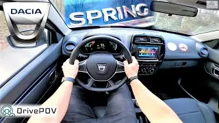 Dacia Spring 24.7kWh 2022 | 45HP-125NM | POV TEST DRIVE, POV ACCELERATION, POV REVIEW | #DrivePOV