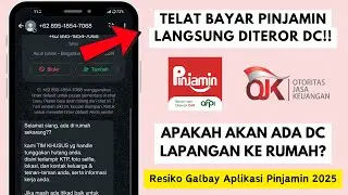 Galbay Pinjamin Ada DC Lapangan? | Resiko Tidak Bayar dan Telat Bayar Pinjamin 2025❗️