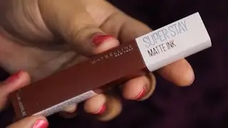 Maybelline New York Super Stay Matte Ink Liquid Lipstick 85 Protector Hand Swatch #sangeethaphebe