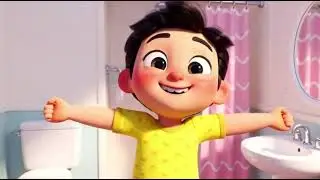 The Toilet Seat Has Teeth! 😂🚽 | Funny Kids Song | Colorful 3D Animation for Children