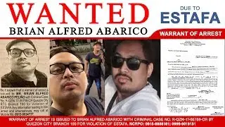 BRIAN ALFRED ABARICO - WANTED due to ESTAFA