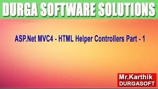ASP Net MVC4 -  Html Helper Controllers part - 1