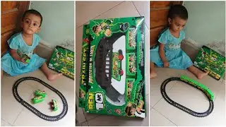 Ben 10 train box in new toys for baby  | Ben 10 train box unboxing a cute girl #ben10trainbox #ben10