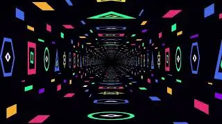 Endless Tunnel Visuals | Relaxing Sensory Experience