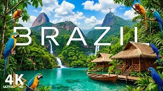 Бразилия 4K UHD 🇧🇷 Откройте для себя яркие города и золотые пляжи