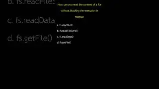 How can you read the content of a file without blocking the execution in Node js