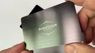 Anodized Brushed Metal Business Card | Foison Metal