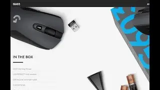 Unboxing Review - Logitech G603 LIGHTSPEED Hero Wireless Mouse Unbox