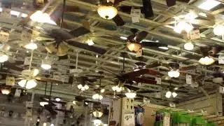 Ceiling fans at Home Depot (2015)