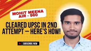 UPSC Law Optional Strategy & Experience: Mohit Meena (NLU Delhi)